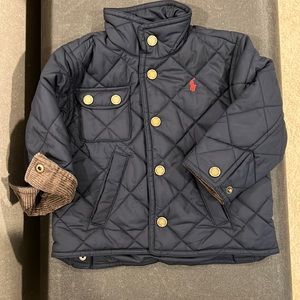 Boys quilted Polo Jacket